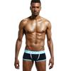 JOCKMAIL Men's Cotton Boxer Underwear Jockstrap Bottomless Mens Backless Trunks Brief Shorts (XXL, 408black) view 3