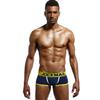 JOCKMAIL Men's Cotton Boxer Underwear Jockstrap Bottomless Mens Backless Trunks Brief Shorts (XL, 408Navy) view 3
