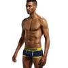 JOCKMAIL Men's Cotton Boxer Underwear Jockstrap Bottomless Mens Backless Trunks Brief Shorts (XL, 408Navy) view 4