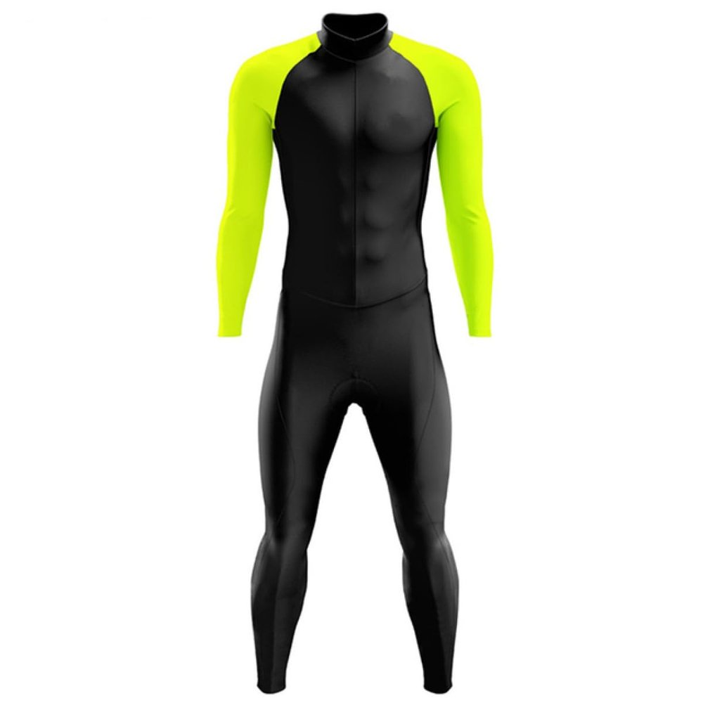 Men's Long Sleeve Track Suit Mountain Bike Trisuit Leotard Jumpsuit Cycling Suit Swimsuit Speedsuit (XS-3XL) (M, 3)