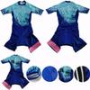 Men's Long Sleeve Track Suit Mountain Bike Trisuit Leotard Jumpsuit Cycling Suit Swimsuit Speedsuit (XS-3XL) (M, 3) view 4