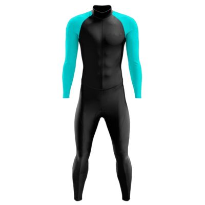 Men's Long Sleeve Track Suit Mountain Bike Trisuit Leotard Jumpsuit Cycling Suit Swimsuit Speedsuit (XS-3XL) (S, 4)