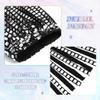 GEMILY Fringe Sequin Leg Warmers Disco Black Glitter Rave Boot Covers for Women view 4