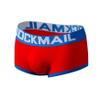 JOCKMAIL Men's Cotton Boxer Underwear Jockstrap Bottomless Mens Backless Trunks Brief Shorts (XXL, 404-Red) view 1