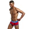 JOCKMAIL Men's Cotton Boxer Underwear Jockstrap Bottomless Mens Backless Trunks Brief Shorts (XXL, 404-Red) view 4