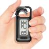 Simple 3D Step Counter, Walking Pedometer, Steps Tracker with Neck Lanyard/Carabiner for Men Women Teens Adults Seniors (Square- Black) view 1