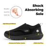 FitVille Diabetic Shoes for Men Extra Wide Slip-on Shoes for Swollen Feet Adjustable Walking Shoes for Elderly Foot Pain Relief Neuropathy (9 XX-Wide) Black view 4
