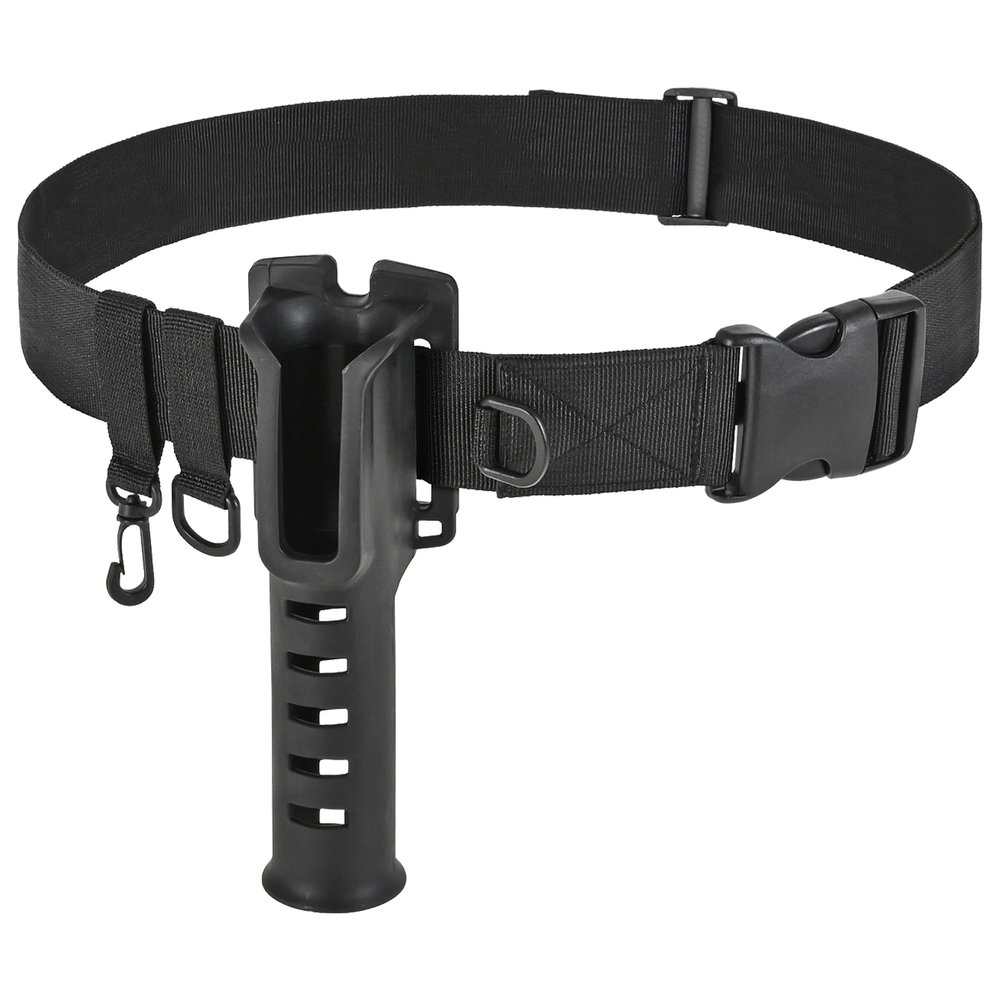 XDHLDULYK 1 Pcs Fishing Rod Belt Holder Fishing Waist Belt Rod Holder Adjustable Fishing Waist Rod Holder Belt for Fishing