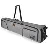 WOLT Rolling Ski Bag, Padded Snowboard Bag with Wheels for Air Travel, Fit to Double Pairs of Skis up to 175cm (Grey) view 2