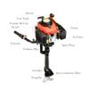 CUKUSIN 4 Stroke Outboard Motor 4 hp Outboard Boat Motors for Inflatable, Kayak, Dinghy, Canoe Small Boat, With Strong Short Shaft, Life Jacket and Manual Reverse view 4