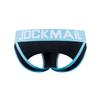 JOCKMAIL Men's Cotton Boxer Underwear Jockstrap Bottomless Mens Backless Trunks Brief Shorts (M, 312Black) view 4