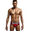 JOCKMAIL Men's Cotton Boxer Underwear Jockstrap Bottomless Mens Backless Trunks Brief Shorts (XXL, 312Red) view 2