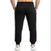 Rdruko Men's Fleece Joggers Pants Winter Warm Sweatpants with Zipper Pockets Athletic Running Gym Workout,Black,XXL view 2