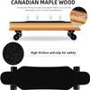 31 Inch Small Longboard Carving Cruising Skateboard for Kids Teens Adults (Sky) view 4