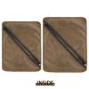 PETAC GEAR Tactical Storage Mesh Pouch Set,Insert Modular Utility Admin Pockets,Travel Organizer EDC Bag (Coyote Brown-BK) view 3