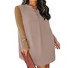 ANFTFH Women V Neck Shirt Dresses Summer Fashions Engagement Dresses Apink XXL view 1