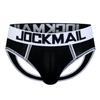 JOCKMAIL Men's Cotton Boxer Underwear Jockstrap Bottomless Mens Backless Trunks Brief Shorts (XXL, 338Black) view 2