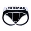 JOCKMAIL Men's Cotton Boxer Underwear Jockstrap Bottomless Mens Backless Trunks Brief Shorts (XXL, 338Black) view 3