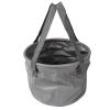 Kuuleyn Collapsible Bucket,Folding Water Bucket,Multifunctional Thickened Large Capacity Portable Folding Water Container with Handle for Camping Fishing Gray(10L) view 1