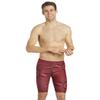 iSwim Men's & Boy's Jammer Swimsuit, UPF 50+ Sun Protection, Durable Polyester Spandex, Adjustable Drawstring Waist, Ideal for Competitive Swimming, Swirl - Red - 40 view 2