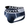 JOCKMAIL Men's Cotton Boxer Underwear Jockstrap Bottomless Mens Backless Trunks Brief Shorts (M, 338Grey) view 1