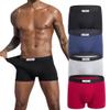 feichan ashion Men's Support Pouch Short boxer sports Moisture Wicking Cotton Underwear bulge enhancing Men Boxer Briefs (L) view 1