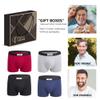 feichan ashion Men's Support Pouch Short boxer sports Moisture Wicking Cotton Underwear bulge enhancing Men Boxer Briefs (L) view 2