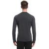 Cagola Men's Thermal Shirts with Thumb Loops Fleece Lined Long Sleeves Mid Weight Crew Neck Base Layer Tops Winter Workout Keep Warm Dark Grey S view 2