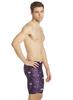 iSwim Men's & Boy's Jammer Swimsuit, UPF 50+ Sun Protection, Durable Polyester Spandex, Adjustable Drawstring Waist, Ideal for Competitive Swimming, Varsity Blur - Purple - 28 view 1