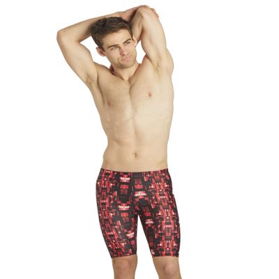 iSwim Varsity Blur Jammer Swimsuit - Red - 32