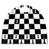 Black and White Layout of A Chess Board Halloween Capes Cosplay Costumes Christmas Dress Up Birthday Party Gift with Cool Funny Cute Print view 4