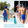 iSwim Varsity Blur Jammer Swimsuit  Mens' Training Swim Shorts, Quick Dry, UPF 50+, Front Lined, Athletic Fit - Purple - 40 view 4