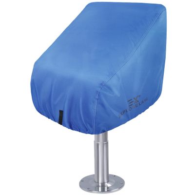 Explore Land Boat Captain Chair Cover - Waterproof 600D Heavy Duty Boat Caption Seat Cover - 24W x 22D x 24H inch, Blue