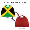 Flag of Jamaica Halloween Capes Cosplay Costumes Christmas Dress Up Birthday Party Gift with Cool Funny Cute Print view 3