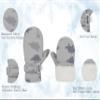 Slivery Color Toddler Gloves Kids Mittens Winter Warm Lined Fleece Gloves Waterproof Baby Boys Girls view 2