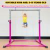 MARFULA Gymnastic Bar for Kids Gymnastic Kip Bar Horizontal Bar Purple Bar Gymnastic Training Equipment for Kids 3-15 Years Home and Club Use view 2