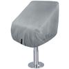 Explore Land Boat Captain Chair Cover - Waterproof 600D Heavy Duty Boat Caption Seat Cover - 24W x 22D x 24H inch, Grey view 1