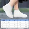 JEVRKAPZ Waterproof Shoe Covers,Upgrade Reusable Rain Shoe Galoshes with Zipper,Resistant Snow Overshoes,Foldable Shoe Protectors,Non-Slip Washable Rain Snow Bowling Travel Indoor Outdoor Overshoe view 2