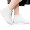 JEVRKAPZ Waterproof Shoe Covers,Upgrade Reusable Rain Shoe Galoshes with Zipper,Resistant Snow Overshoes,Foldable Shoe Protectors,Non-Slip Washable Rain Snow Bowling Travel Indoor Outdoor Overshoe view 1