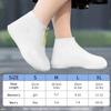 JEVRKAPZ Waterproof Shoe Covers,Upgrade Reusable Rain Shoe Galoshes with Zipper,Resistant Snow Overshoes,Foldable Shoe Protectors,Non-Slip Washable Rain Snow Bowling Travel Indoor Outdoor Overshoe view 2