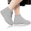 JEVRKAPZ Waterproof Shoe Covers,Upgrade Reusable Rain Shoe Galoshes with Zipper,Resistant Snow Overshoes,Foldable Shoe Protectors,Non-Slip Washable Rain Snow Bowling Travel Indoor Outdoor Overshoe view 1