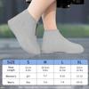 JEVRKAPZ Waterproof Shoe Covers,Upgrade Reusable Rain Shoe Galoshes with Zipper,Resistant Snow Overshoes,Foldable Shoe Protectors,Non-Slip Washable Rain Snow Bowling Travel Indoor Outdoor Overshoe view 2