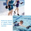 Sporti Aquatic Fitness Light Dumbbells Water Weights - Blue view 4