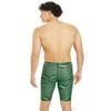 iSwim Men's & Boy's Jammer Swimsuit, UPF 50+ Sun Protection, Durable Polyester Spandex, Adjustable Drawstring Waist, Ideal for Competitive Swimming, Swirl - Green - 38 view 4