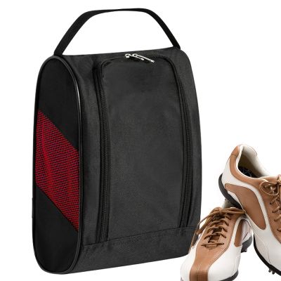 Hoghaki Outdoor Golf Shoes Bags Travel Golf Shoes Bags with Zipper - Zippered Sport Shoes Bag, Outdoor Waterproof Sport Shoes Bag with Ventilation, for Golfers
