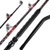 FISHAPPY Bent Butt Trolling Rod Saltwater Offshore Heavy Roller Rod Big Game Conventional Boat Fishing Pole (6' - 80-150lbs - Bent Butt ) view 1