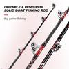FISHAPPY Bent Butt Trolling Rod Saltwater Offshore Heavy Roller Rod Big Game Conventional Boat Fishing Pole (6' - 80-150lbs - Bent Butt ) view 2
