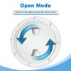 AOWEITOUR 4" 6" 8" Boat Hatch,Deck Plates for Boats,Round Non Slip Inspection Hatch,Detachable Cover, Suitable for Ships, RV, Outdoor Facilities,ABS White Plastic,Attached Screw(1 PCS) view 4