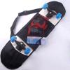 SquEqu Skateboard Bag Backpack 31'' Slim Foldable Nylon Skate Board Carry Bags with Gloves Pouch Portable Longboard Handy Storage Organizer with Adjustable Strap for Travel Outdoor Skating Skateboards view 2