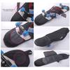 SquEqu Skateboard Bag Backpack 31'' Slim Foldable Nylon Skate Board Carry Bags with Gloves Pouch Portable Longboard Handy Storage Organizer with Adjustable Strap for Travel Outdoor Skating Skateboards view 4